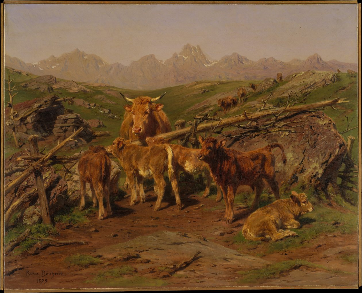 Desmame dos bezerros de Rosa Bonheur