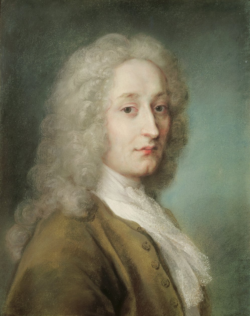 Retrato de Antoine Watteau (1684-1721) (pastel sobre papel) de Rosalba Giovanna Carriera