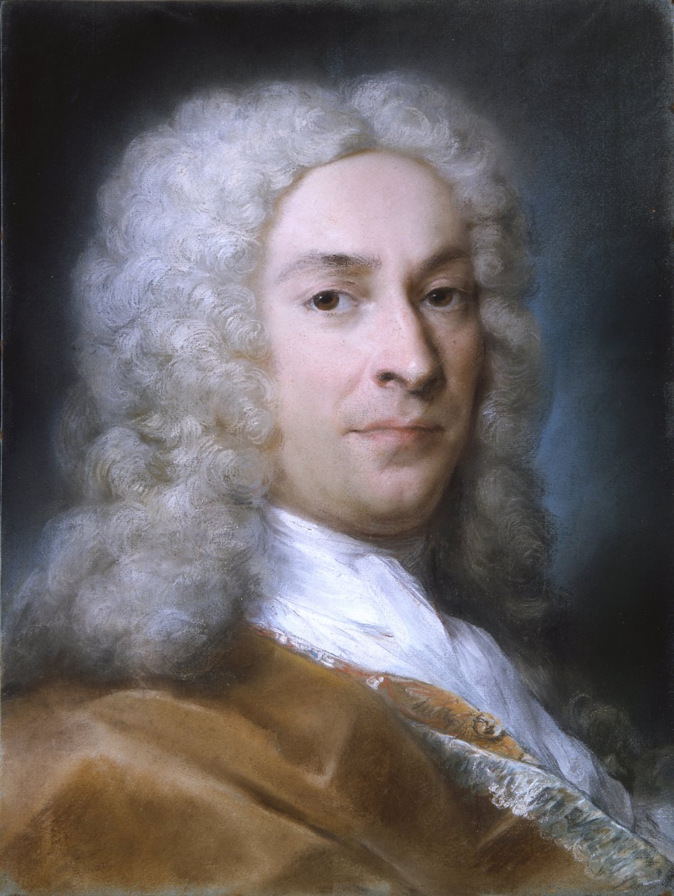 Retrato de um cavalheiro de Rosalba Giovanna Carriera