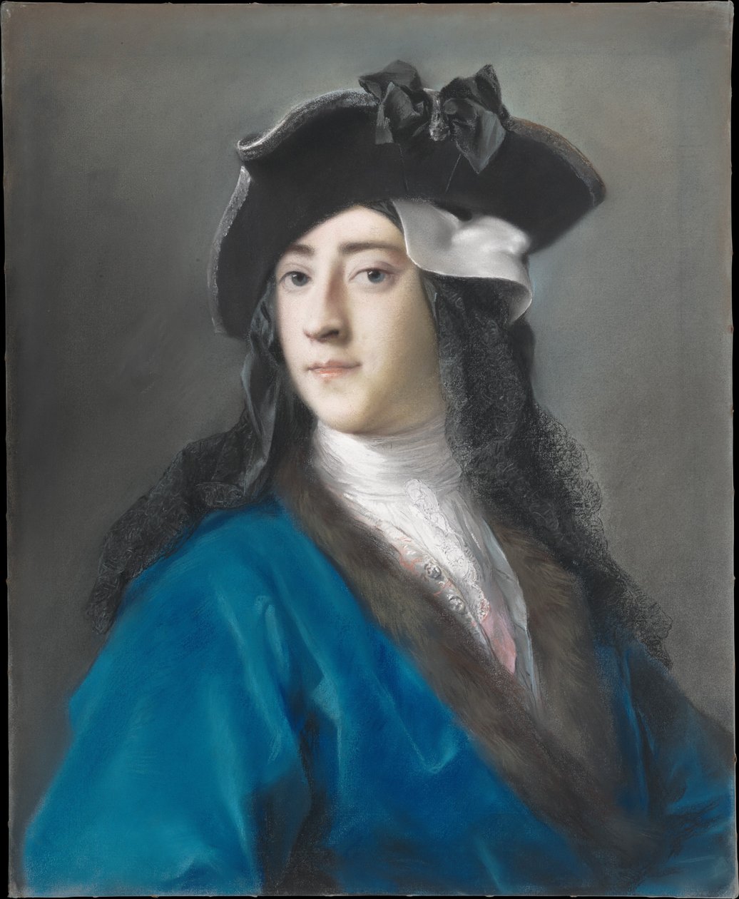 Gustavus Hamilton (1710-1746), segundo visconde de Boyne, em traje de máscaras de Rosalba Carriera