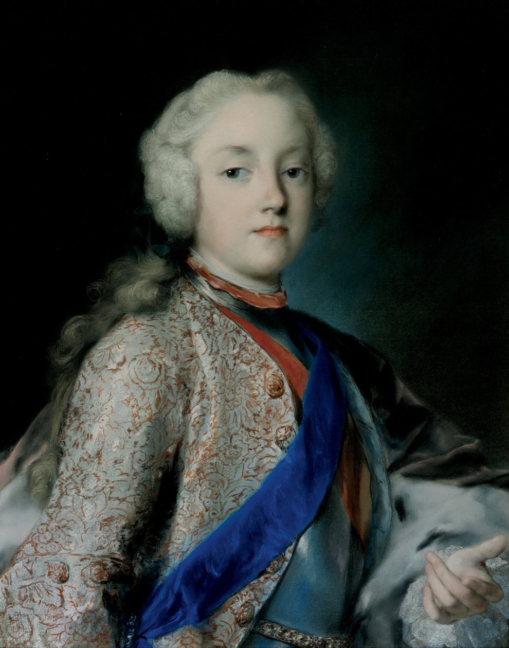 Príncipe herdeiro Frederick Christian da Saxônia 1722-1763, 1739-1740 de Rosalba Giovanna Carriera