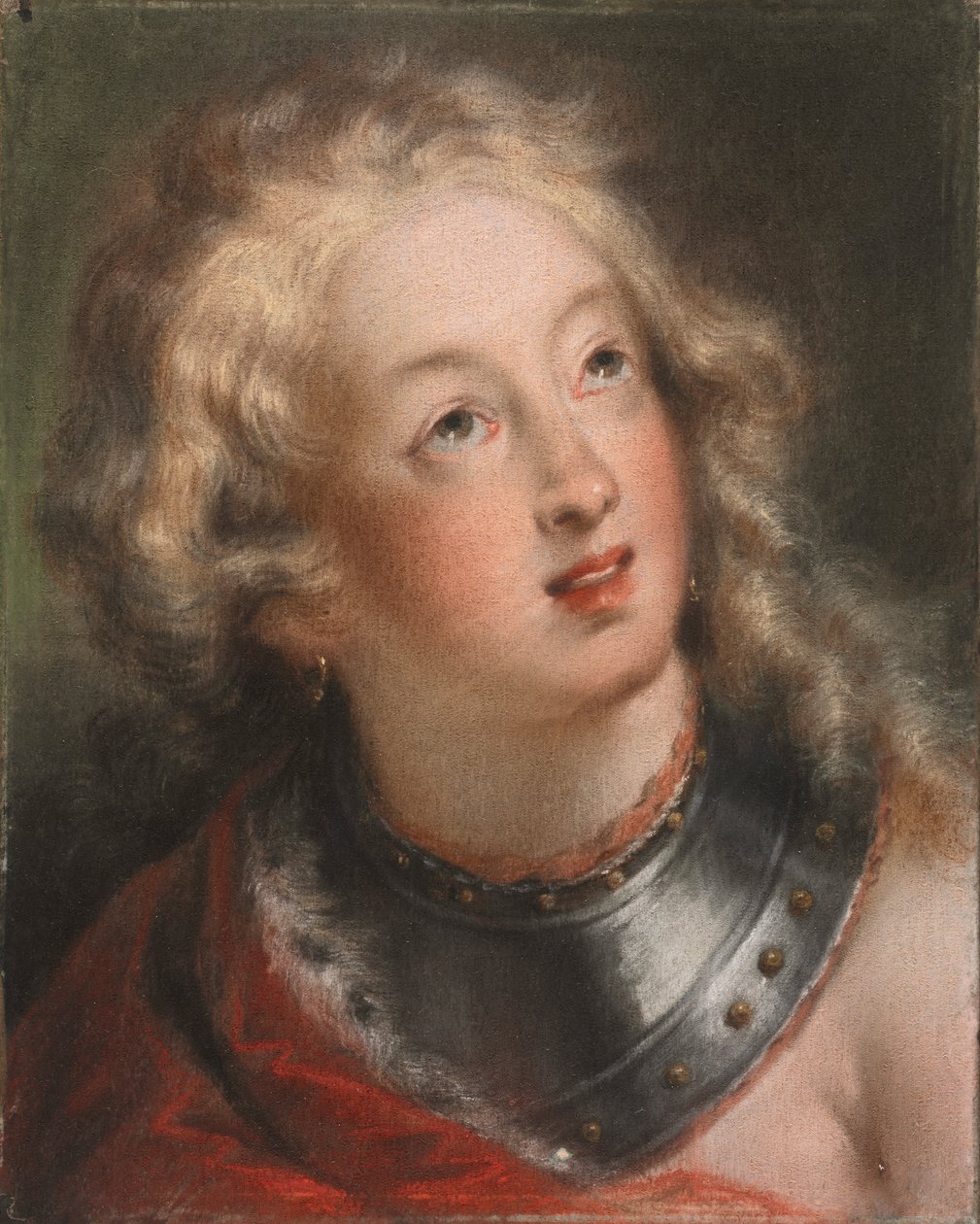 Cabeça de uma mulher, primeira metade do século XVIII. de Rosalba Giovanna Carriera