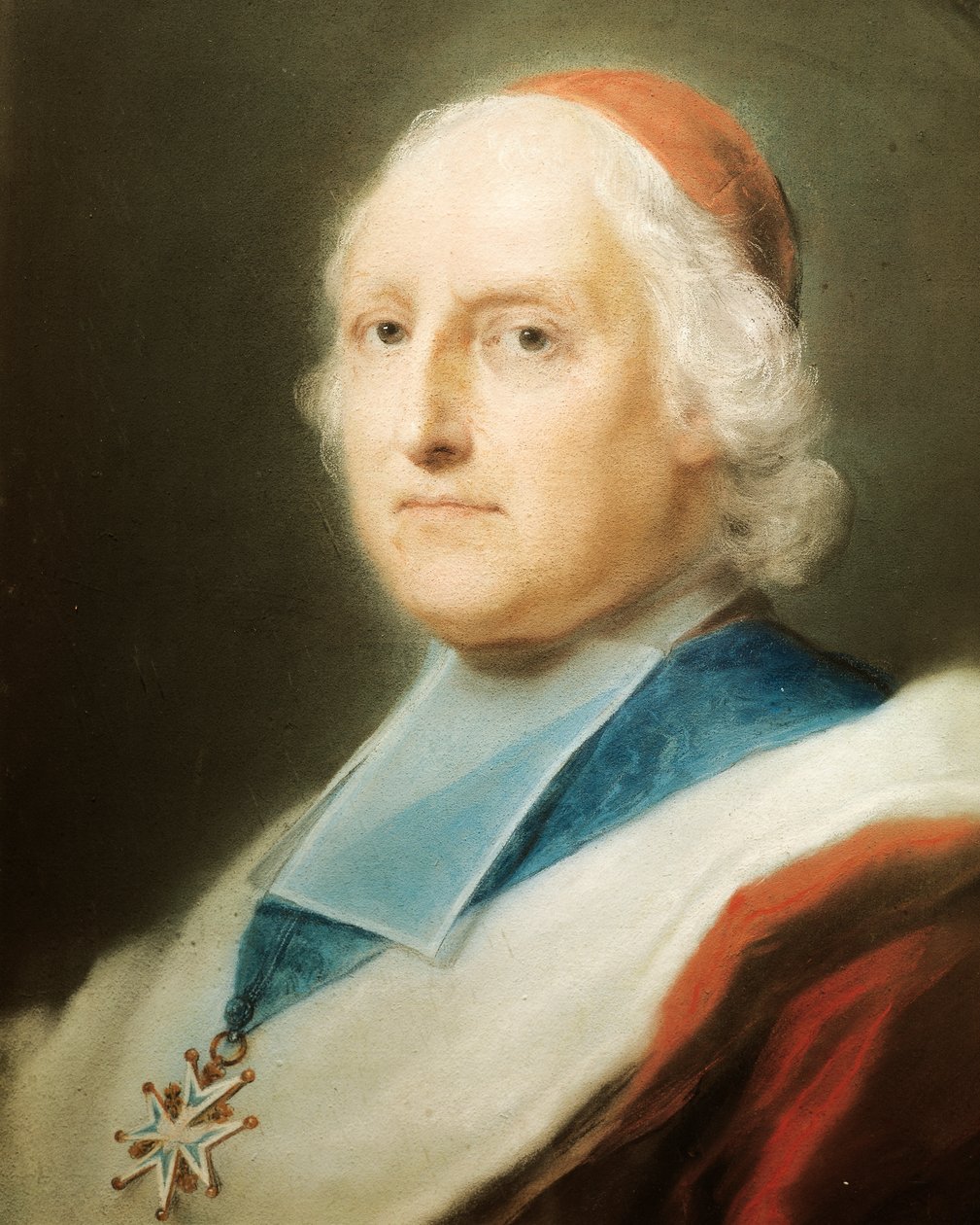 Retrato do Cardeal de Polignac, de Rosalba Carriera (1673-1757) de Rosalba Giovanna Carriera