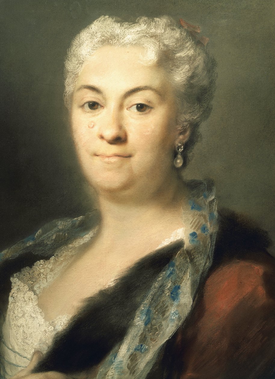 Retrato da Senhora, de Rosalba Carriera (1673-1757) de Rosalba Giovanna Carriera