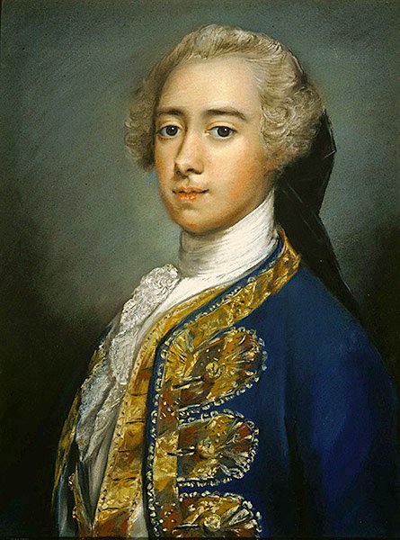 Retrato de Lord St. George (óleo sobre tela) de Rosalba Giovanna Carriera