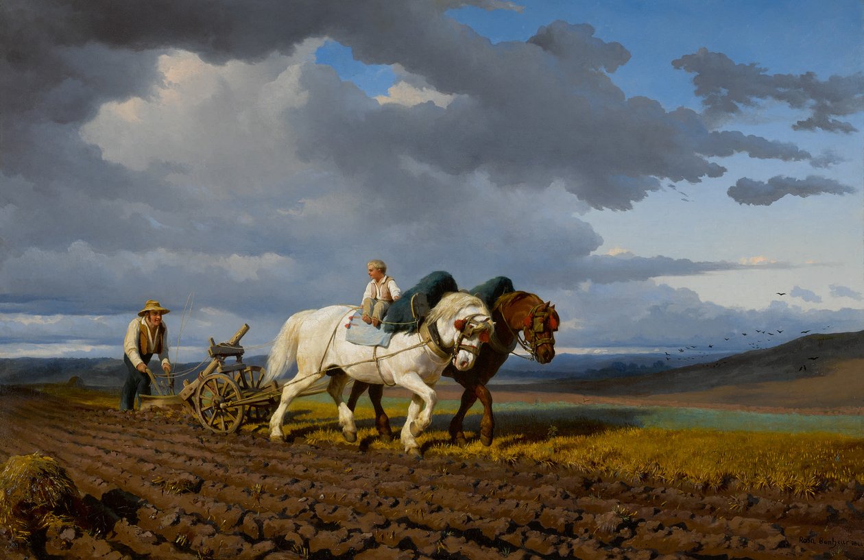 O Arado, 1844. de Rosa Bonheur