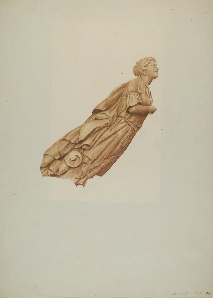 "The Rhine" Figurehead de Rosamond P. Gray
