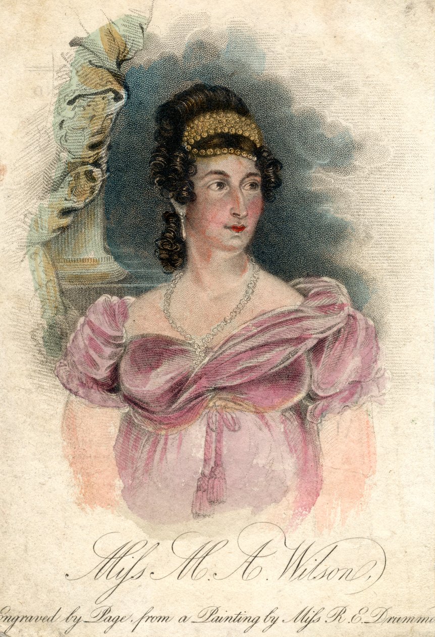 Senhorita M A Wilson, c1820-1850 de Rose Emma Drummond