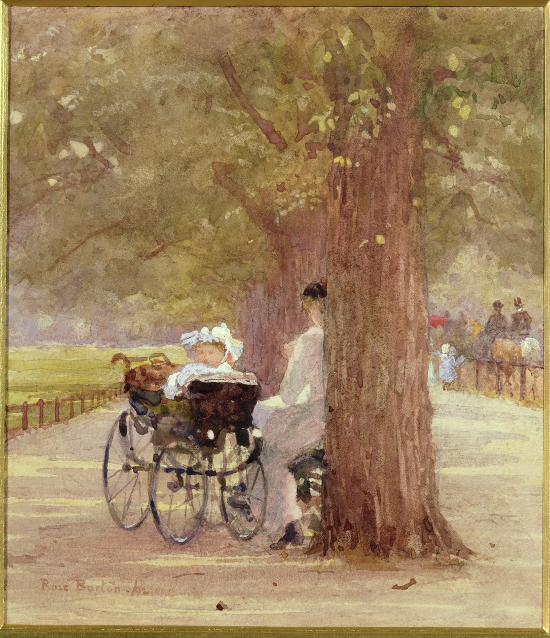 Um descanso na fileira de Rose Maynard Barton
