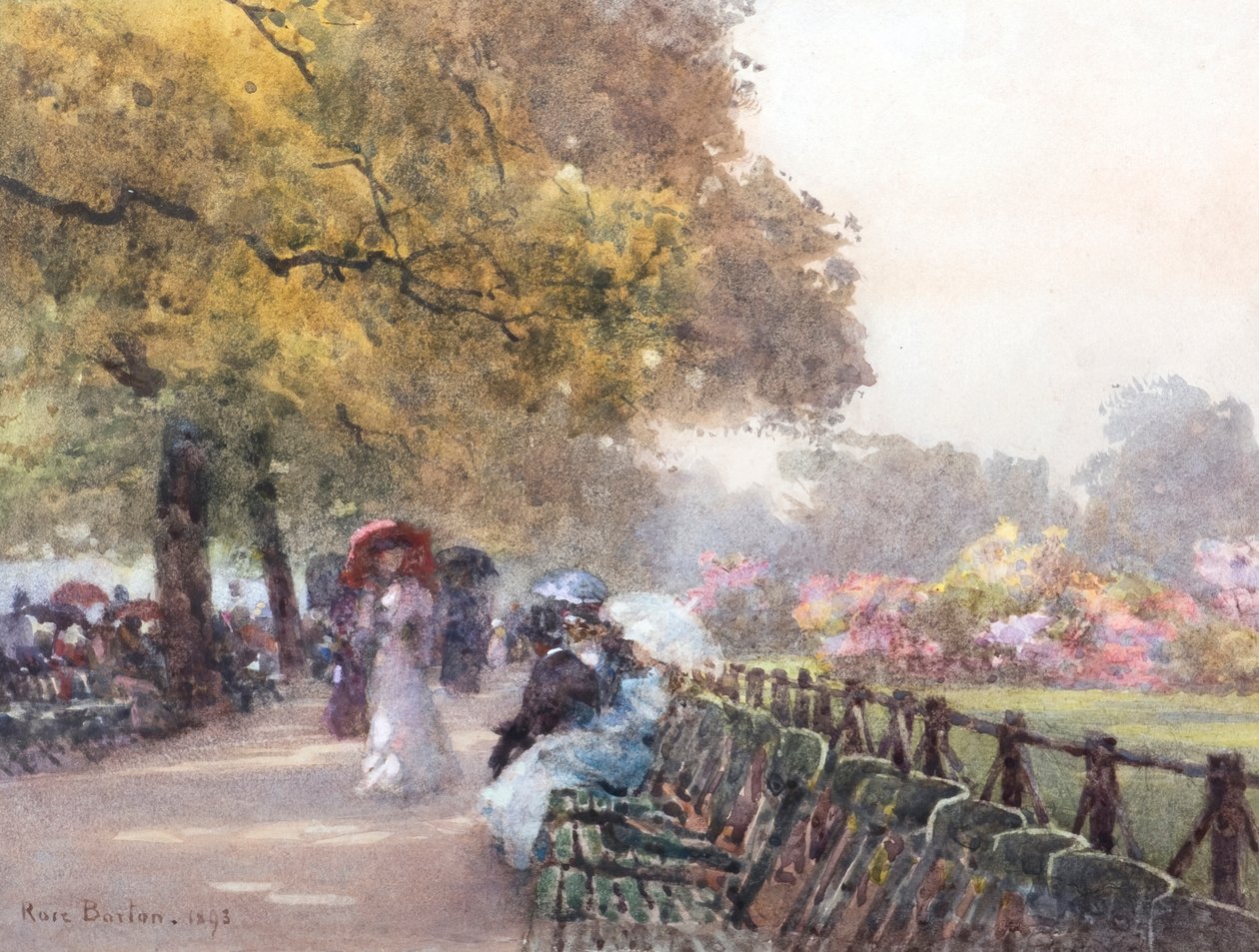 Azáleas em flor - The Row de Rose Maynard Barton