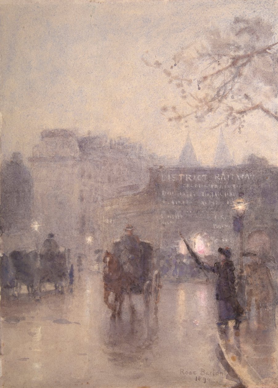 Apanhar um táxi, South Kensington de Rose Maynard Barton