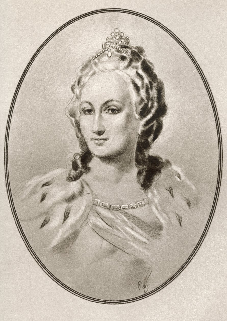 Catarina II, de biografias vivas de governantes famosos. de Ross Gordon