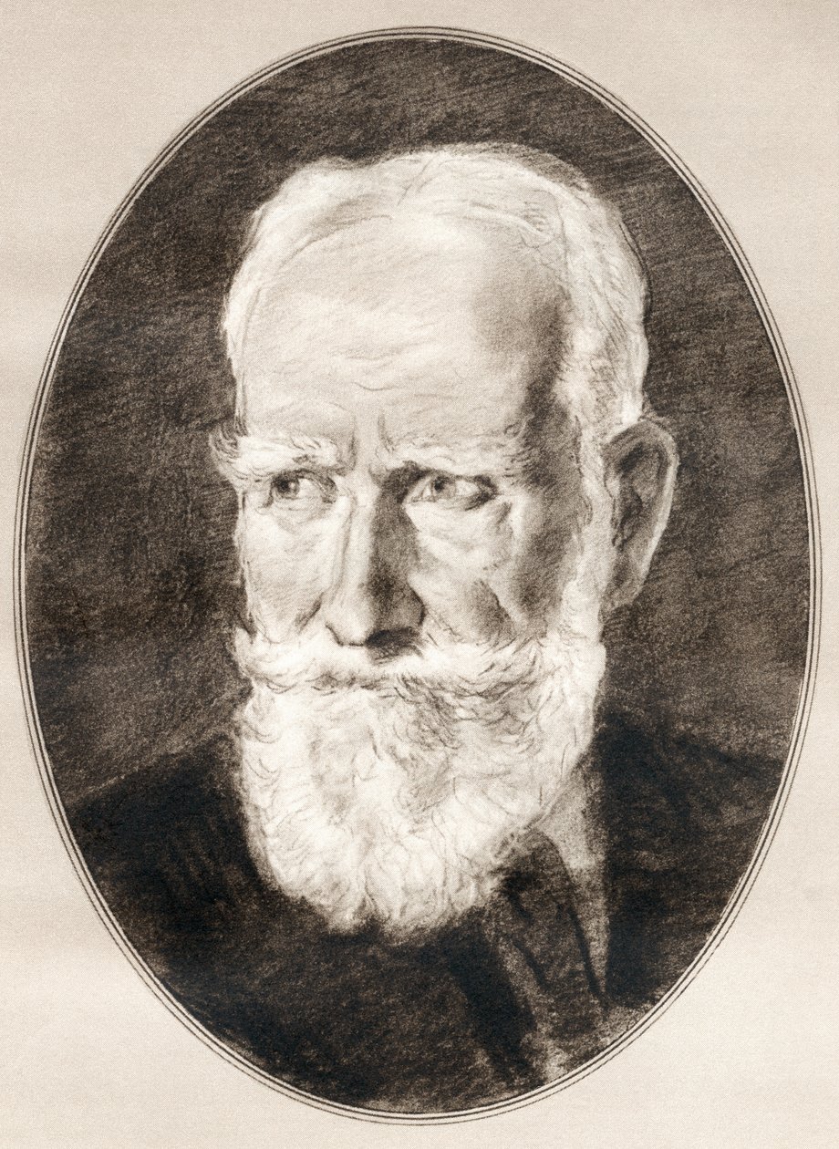 George Bernard Shaw, de biografias vivas de homens famosos. de Ross Gordon