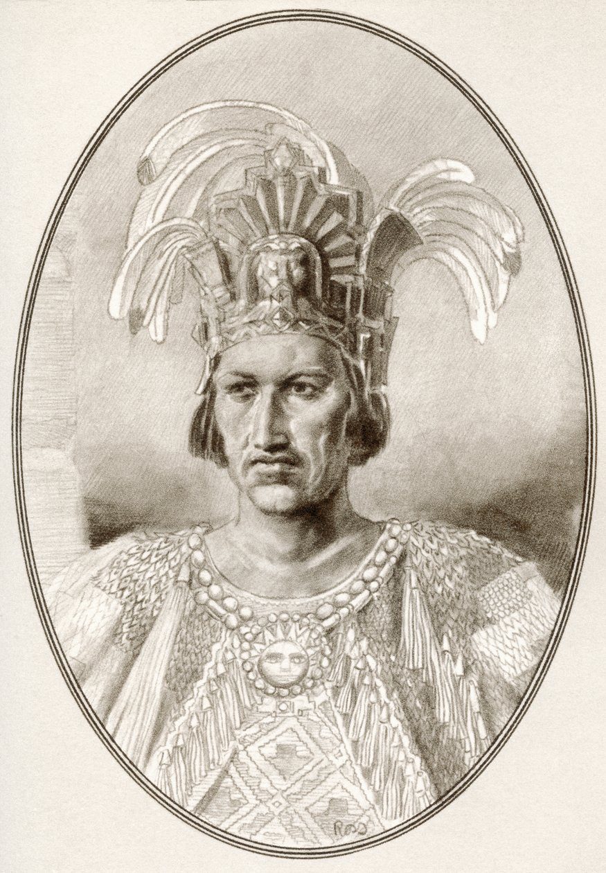 Moctezuma II, de Living Biographies of Famous Rulers. de Ross Gordon