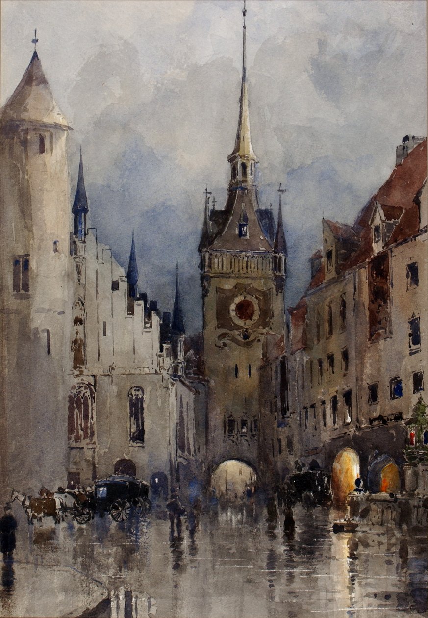 Cena de rua em Munique, 1880. de Ross Turner