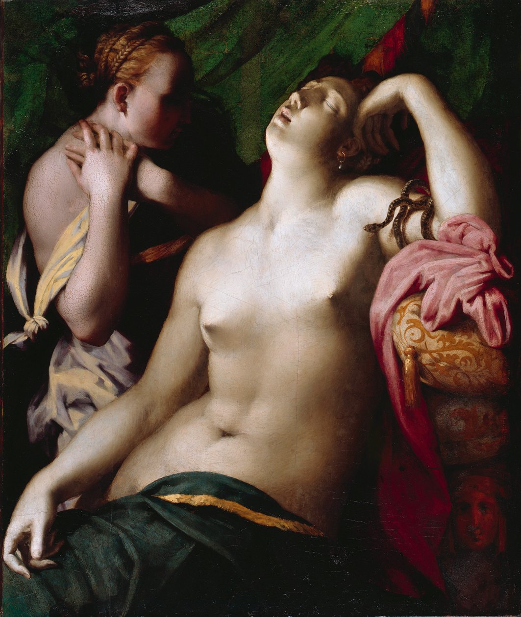 A morte de Cleópatra de Rosso Fiorentino