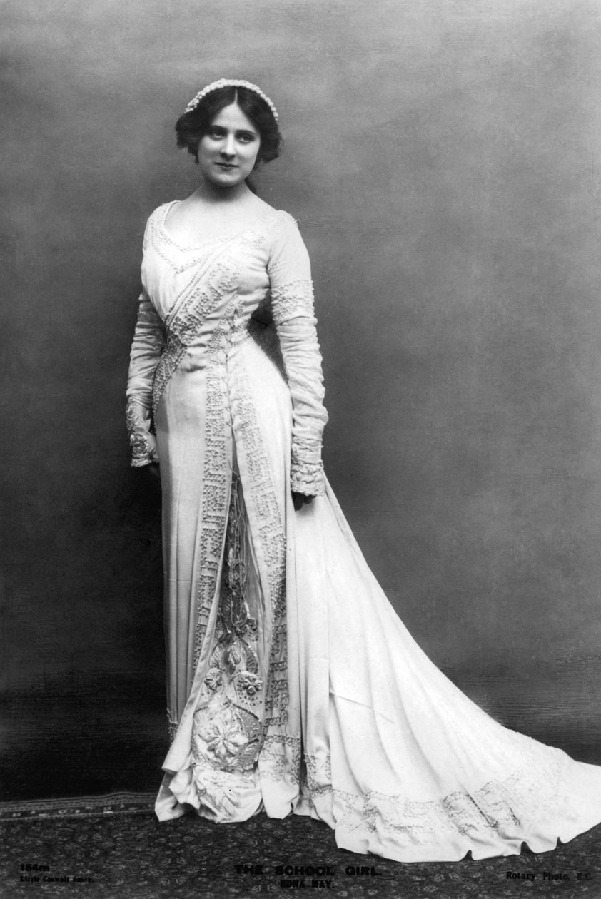 Edna maio de 1878-1948, atriz e cantora americana, início do século XX. de Rotary Photo