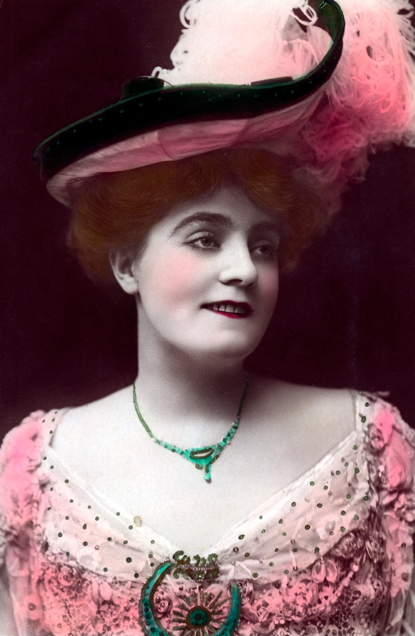 Evie Greene 1875-1917, atriz inglesa, 1906. de Rotary Photo