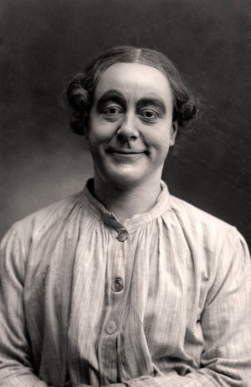 George Robey 1869-1954, artista de music hall, 1907. de Rotary Photo