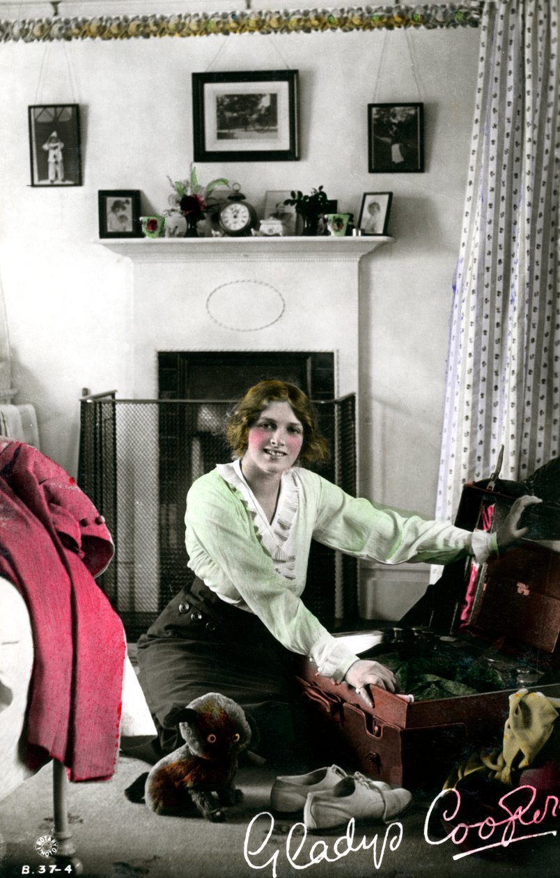 Gladys Cooper 1888-1971, atriz inglesa, início do século XX. de Rotary Photo
