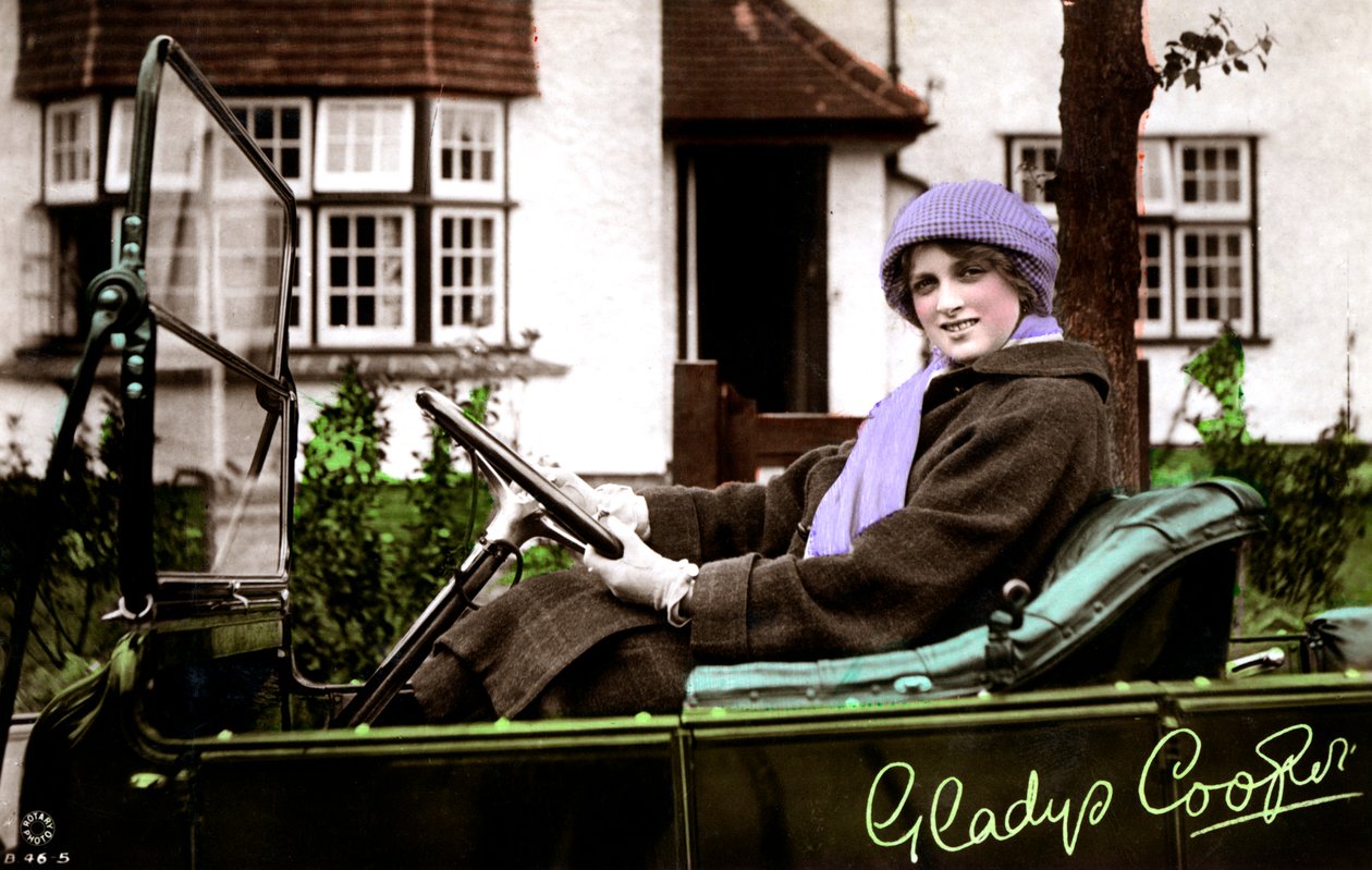 Gladys Cooper 1888-1971, atriz inglesa, início do século XX. de Rotary Photo