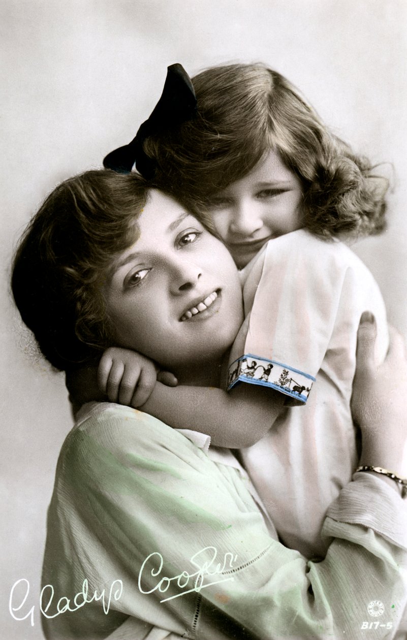Gladys Cooper 1888-1971, atriz inglesa, início do século XX. de Rotary Photo
