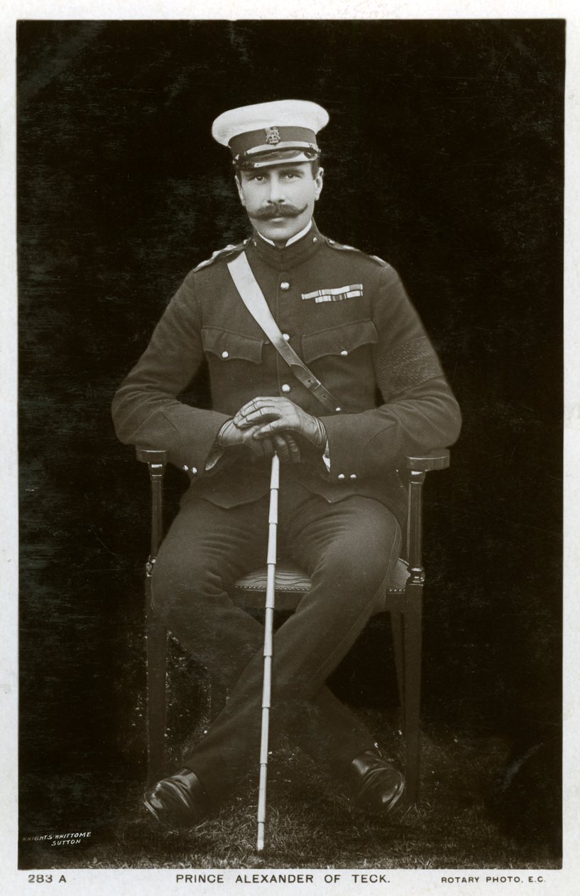 Príncipe Alexandre de Teck, c1900s. de Rotary Photo