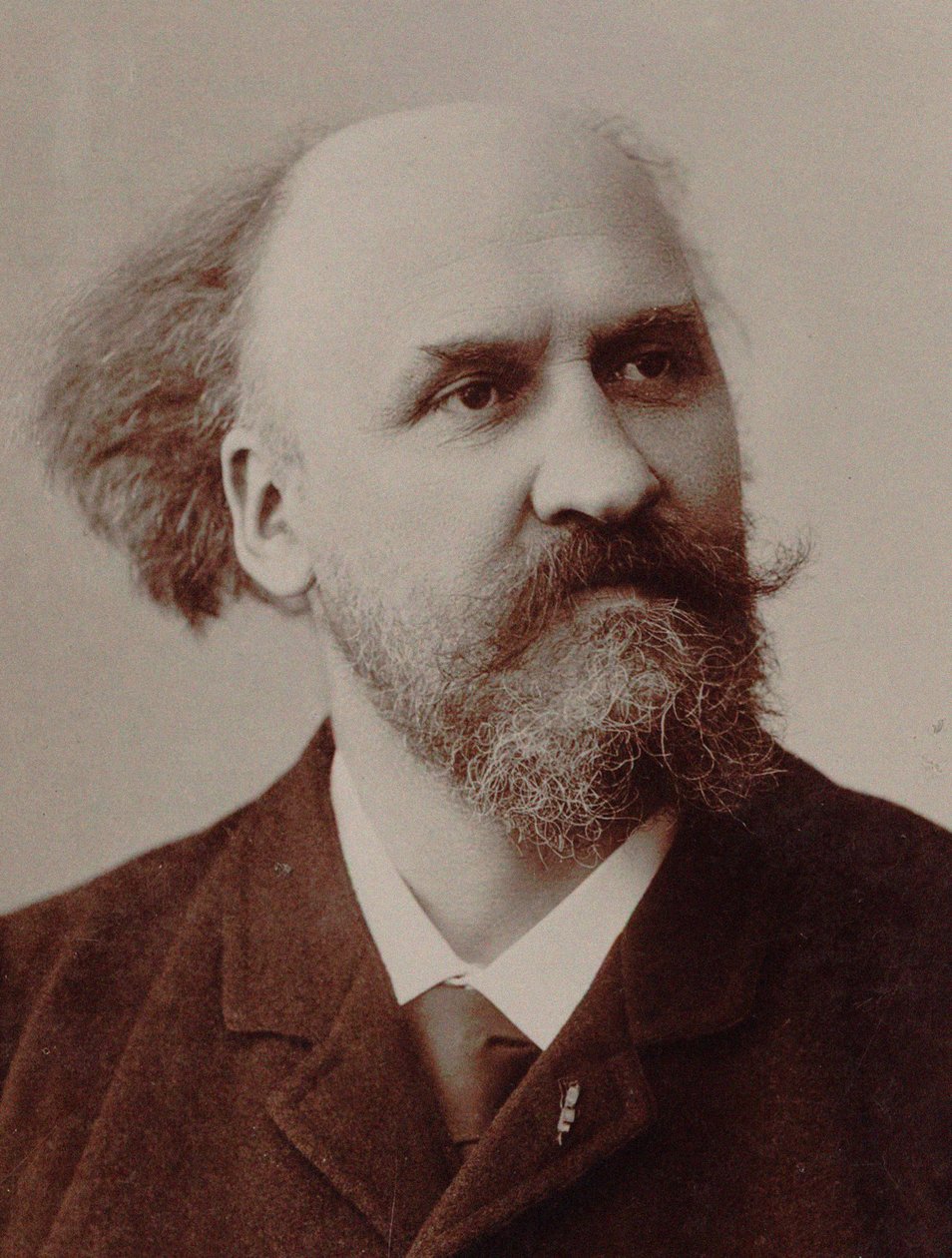 Retrato do compositor Charles Lenepveu 1840-1910, 1891. de Rouen . Photo studio J. Fontaine