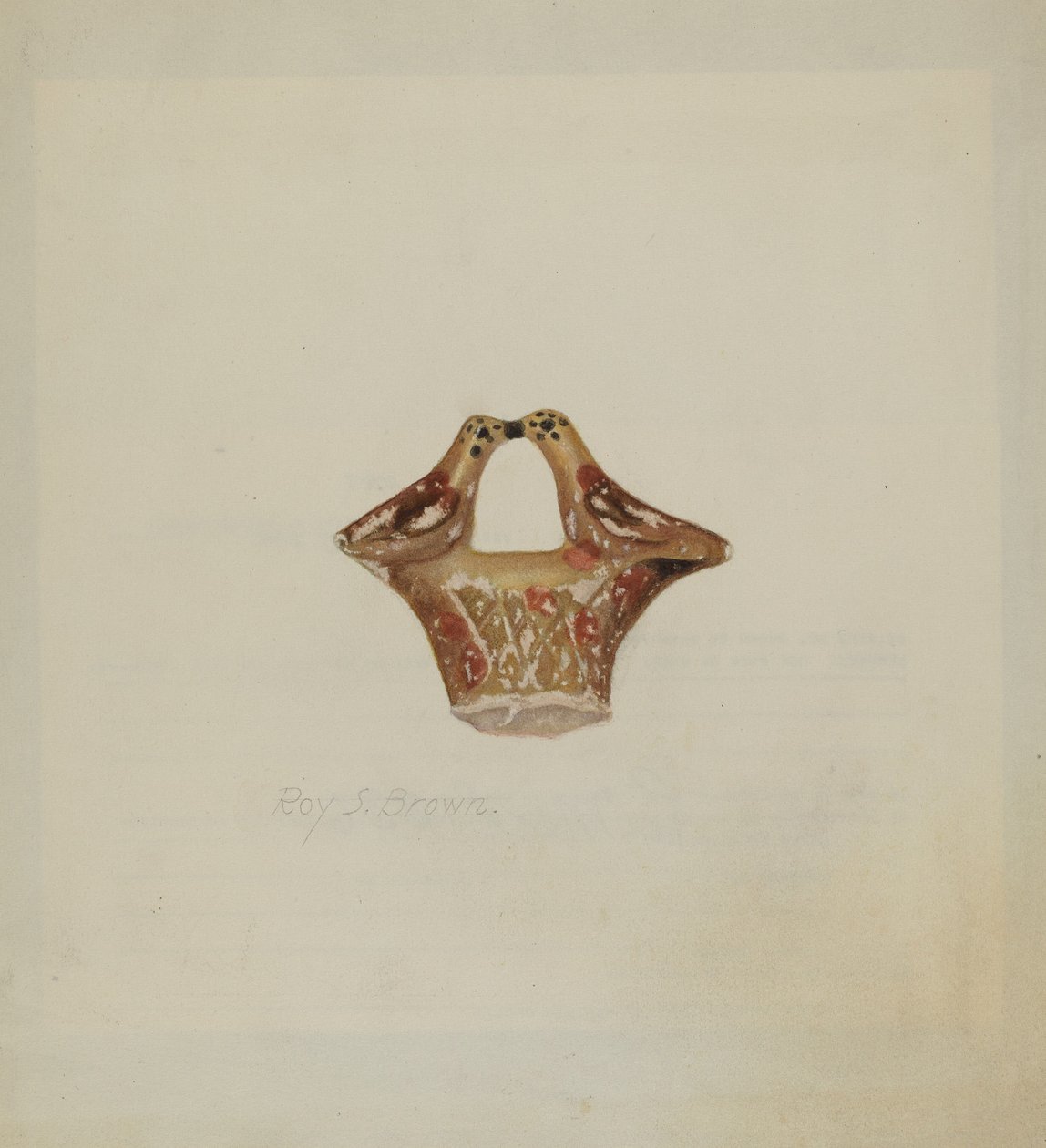 Pássaros de giz de Roy S. Brown
