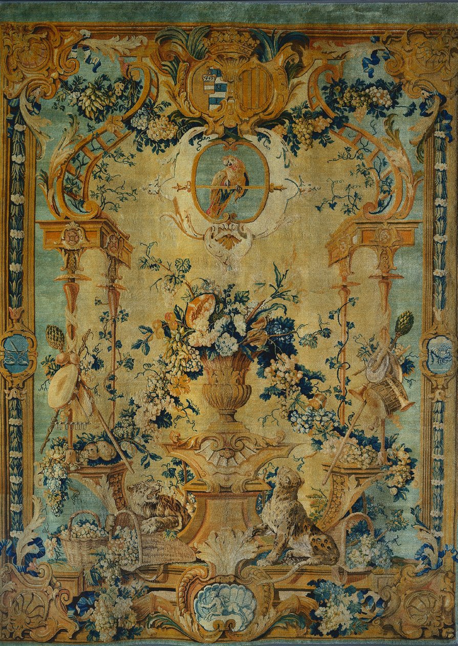 Painel de fábrica de sabão: Outono de Royal Savonnerie Manufactory, Chaillot Workshops