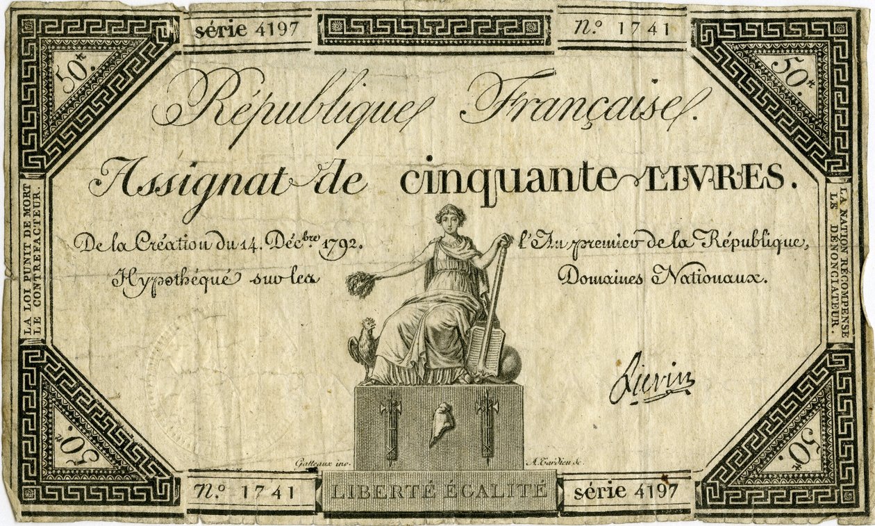 Valor do papel de République française