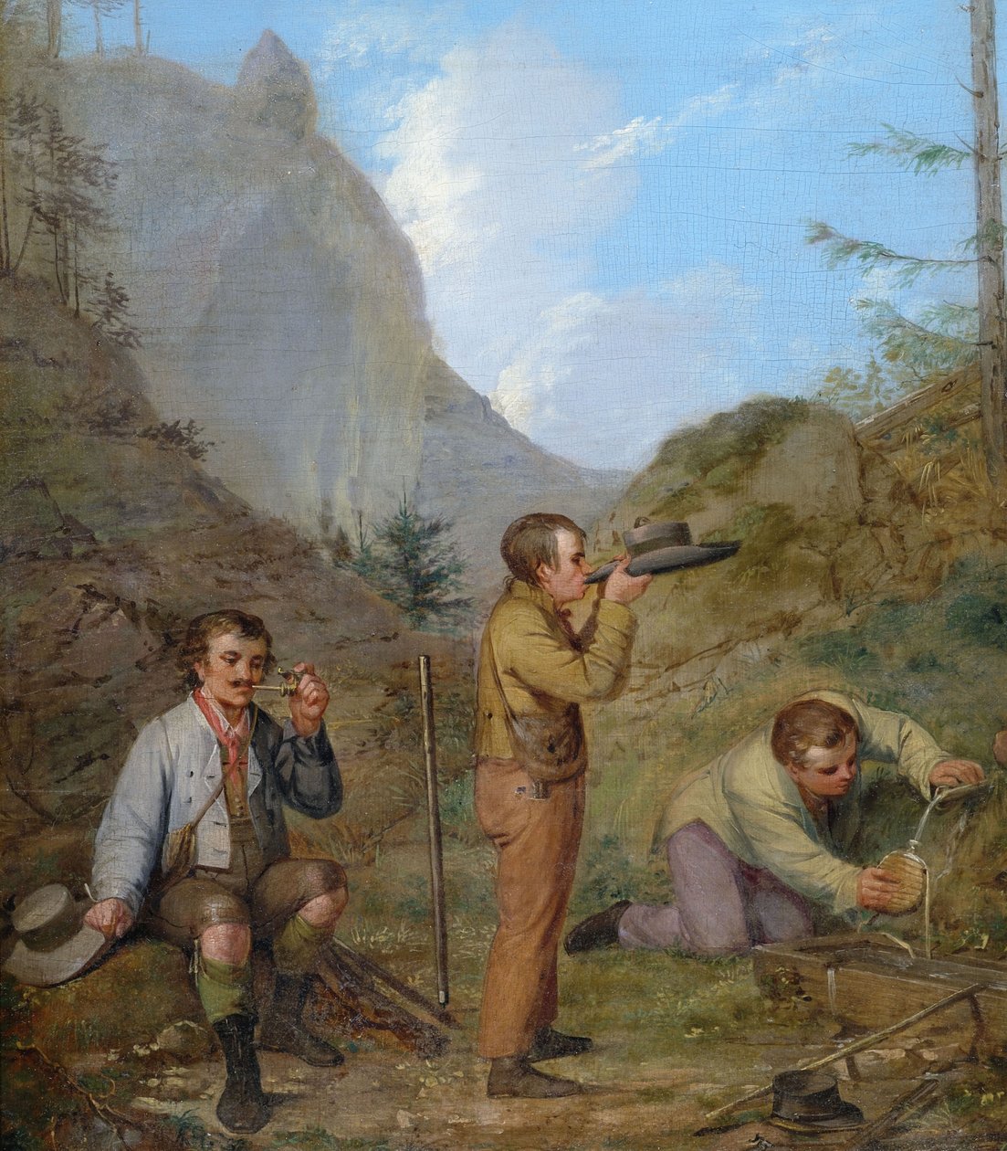 Senhores Purgstall bey o resto de Rudolf Swoboda der Ältere