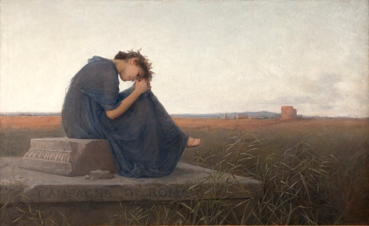 Campo de Roma. Grabmal der Caecilia Metella de Rudolf Bacher