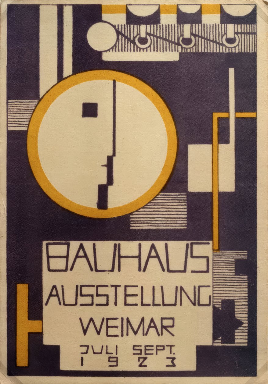 Exposição Bauhaus Weimar Julho Setembro de 1923 de Rudolf Baschant