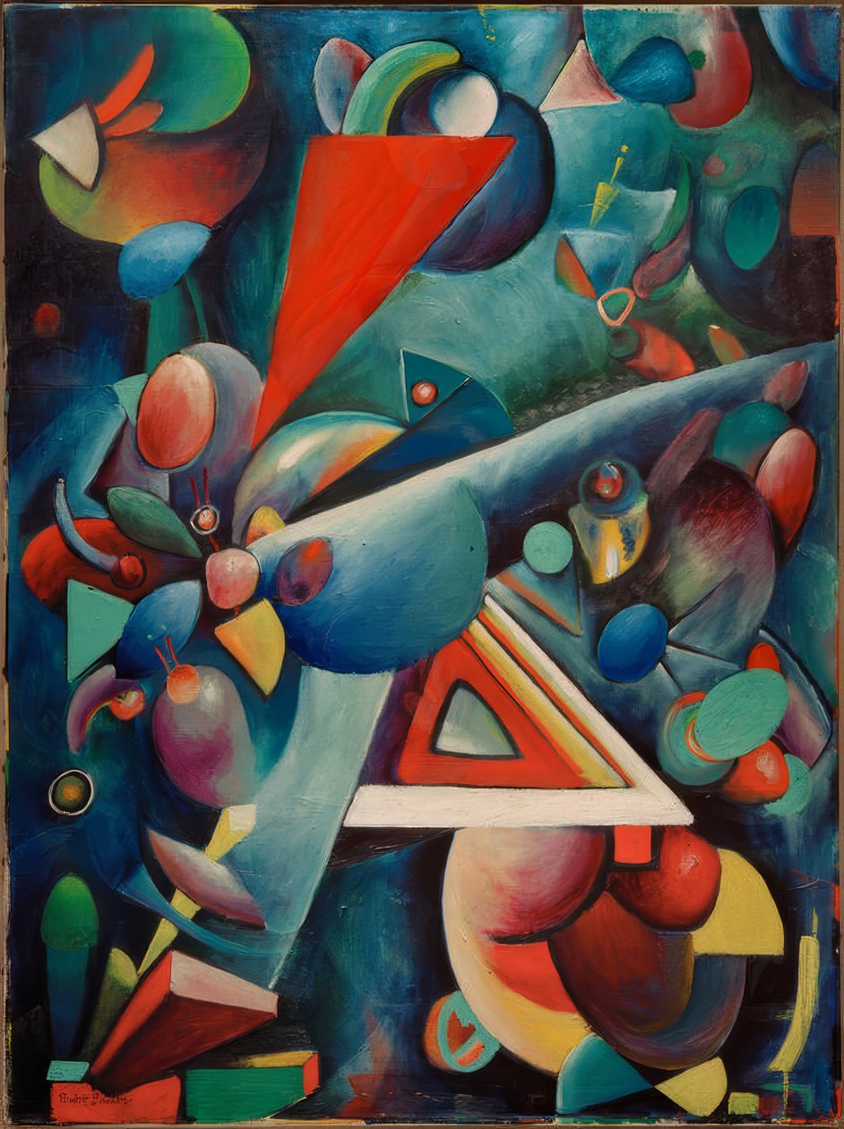 Composição XIV de Rudolf Bauer
