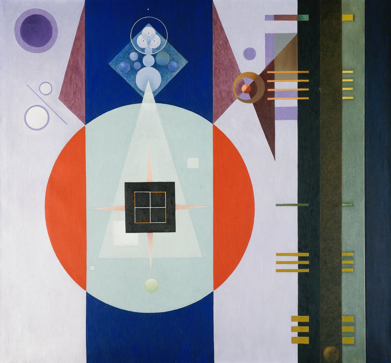 Quadrado escuro de Rudolf Bauer