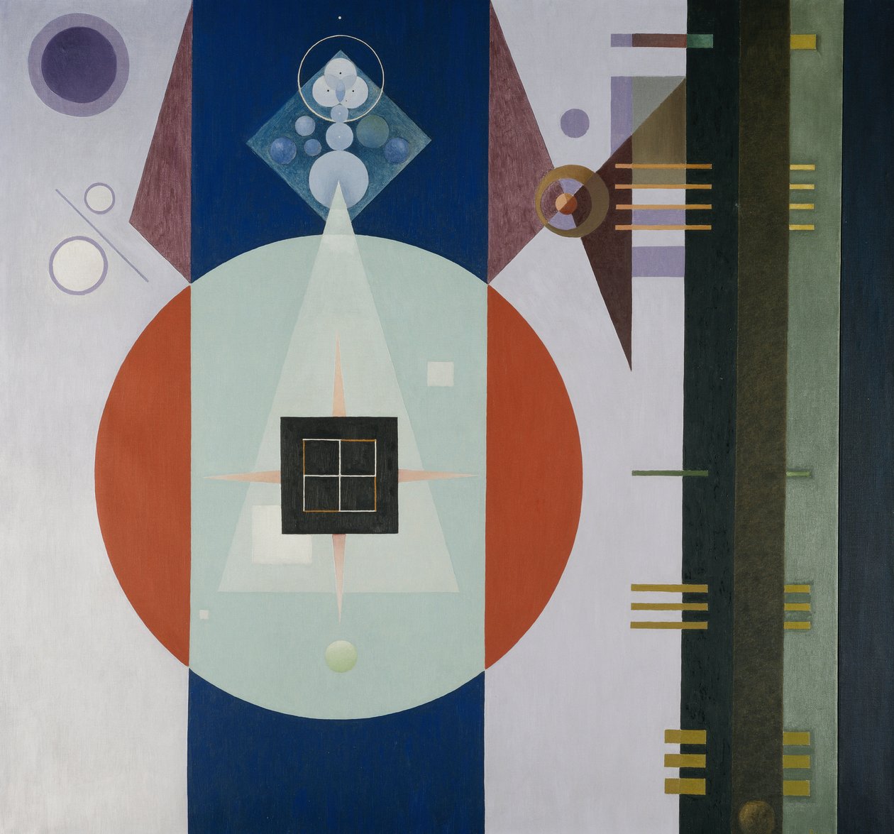 Quadrado escuro de Rudolf Bauer