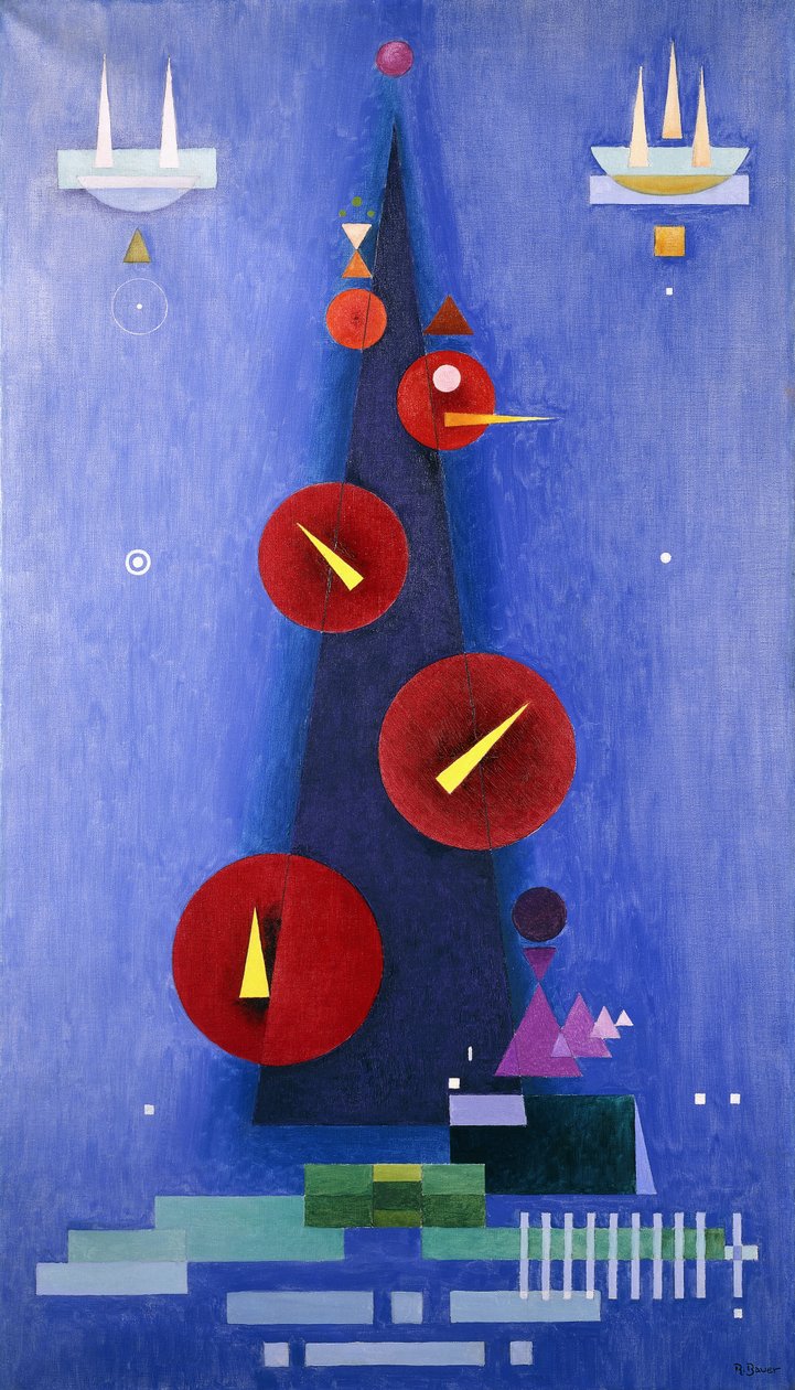 Acentos amarelos de Rudolf Bauer