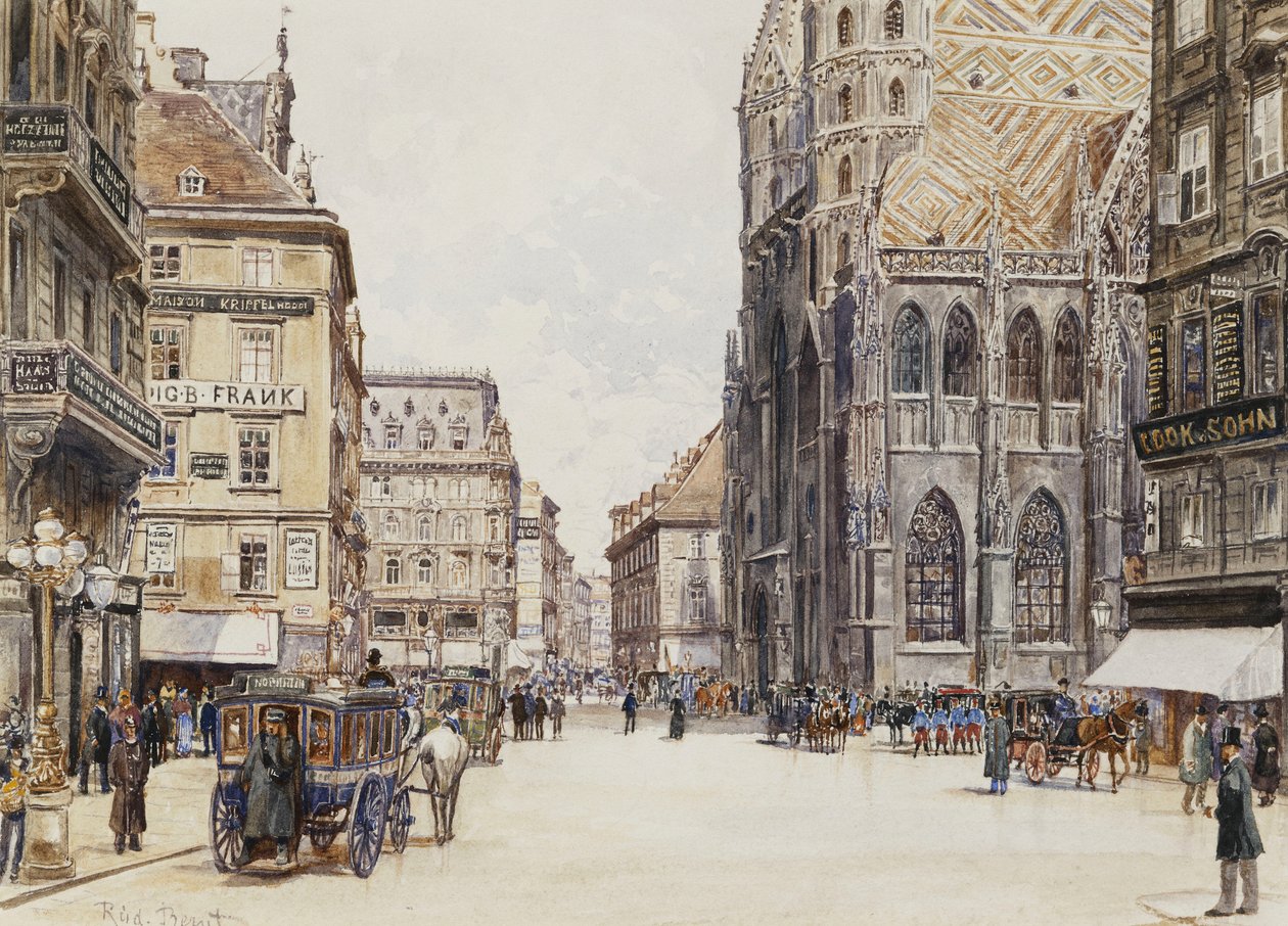 Stefansplatz, Viena, de Rudolf Bernt