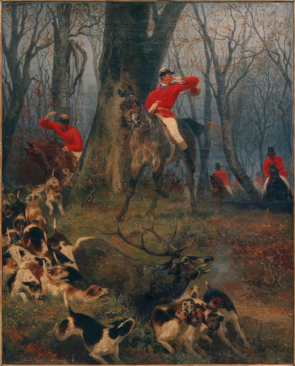 Parforcejagd de Rudolf Carl Huber