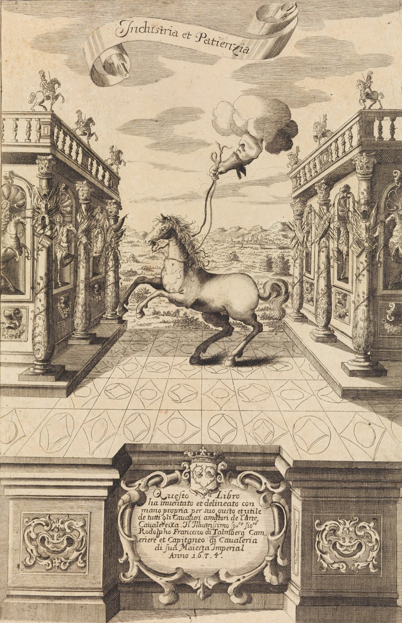 Álbum de desenhos de bits, 1674. de Rudolf Franz Ferdinand von Talmberg