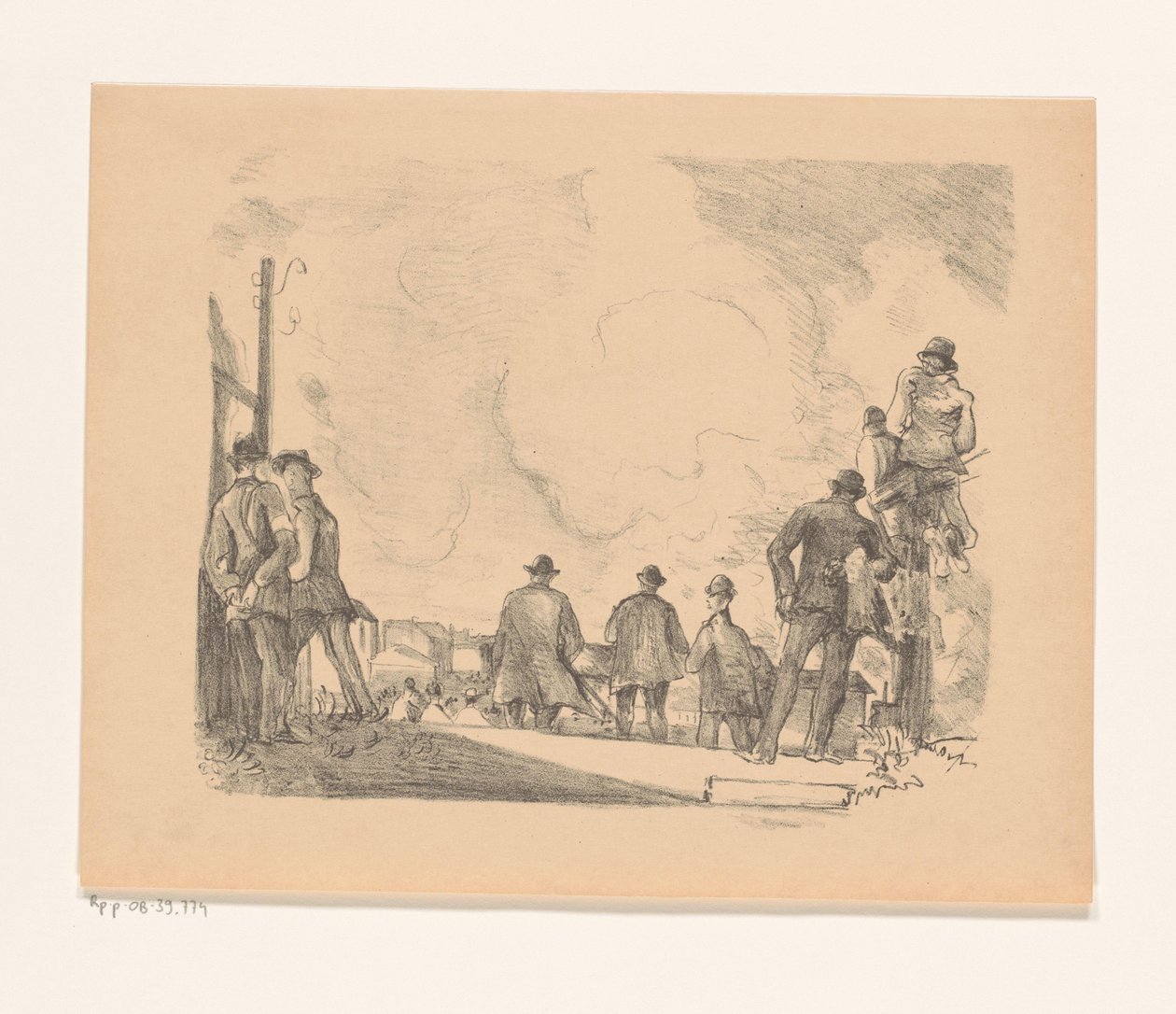Pista de cavalos em Berlim Rennplatz em Berlim (título no objeto) de Rudolf Grossmann