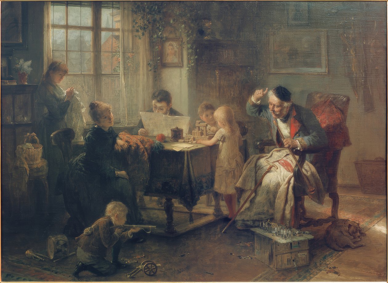 Cena familiar de Rudolf Hausleithner