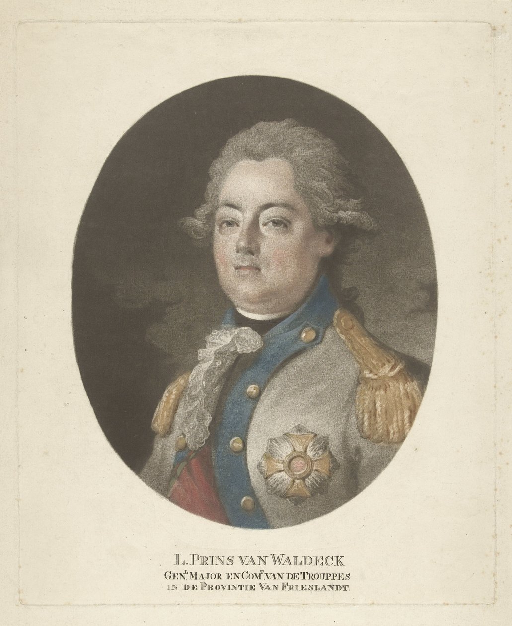 Retrato do príncipe Louis de Waldeck de Rudolf Henzi