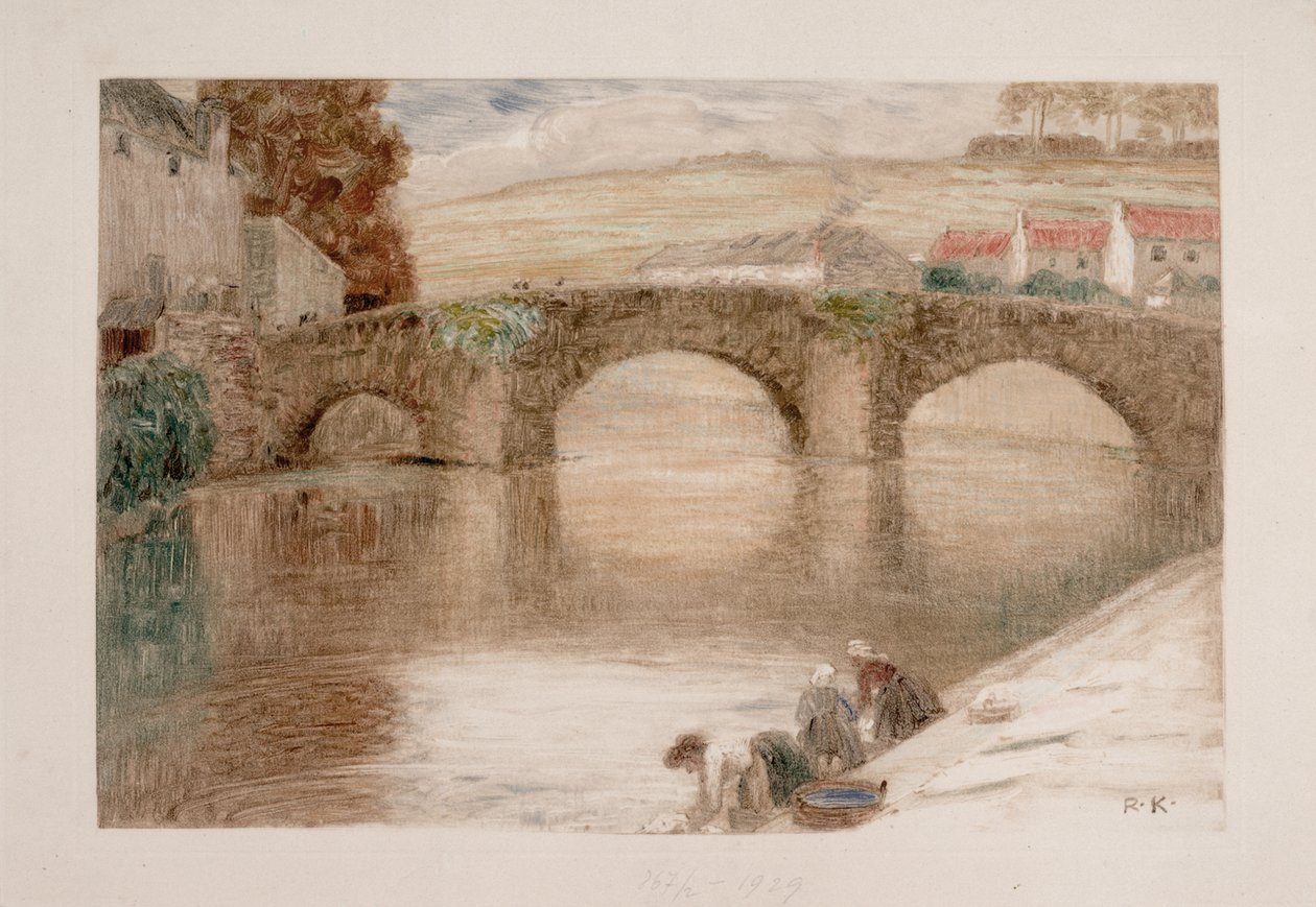 Ponte em Quimperlé I de Rudolf Konopa