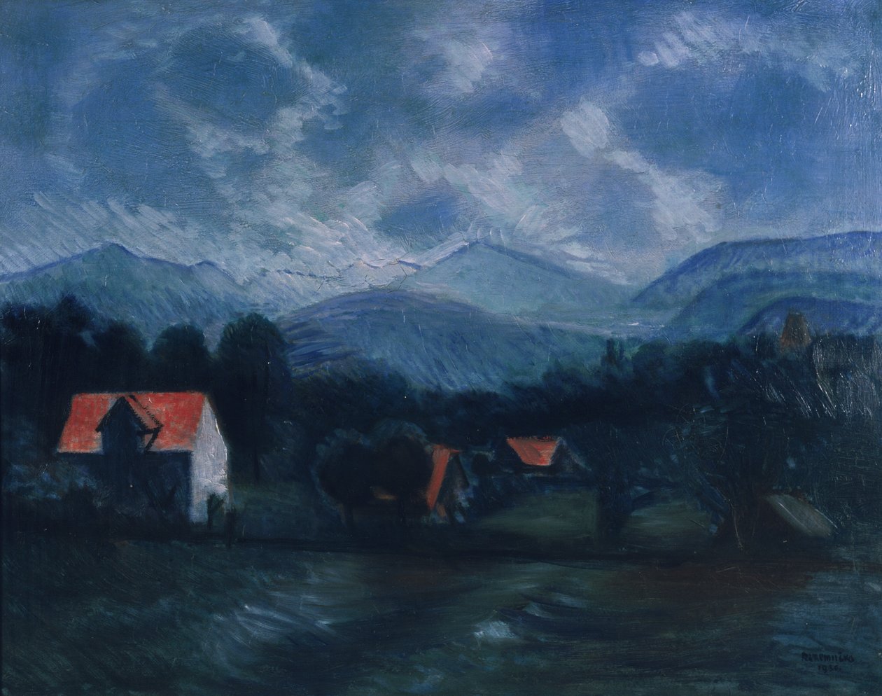 Paisagem Alpina de Rudolf Kremlicka