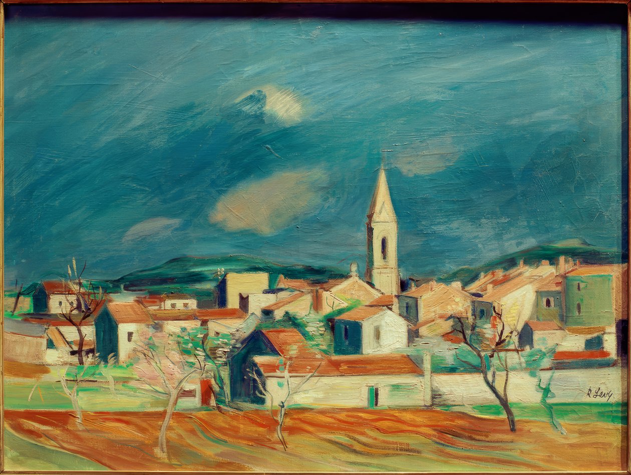 Paisagem em Sanary de Rudolf Levy