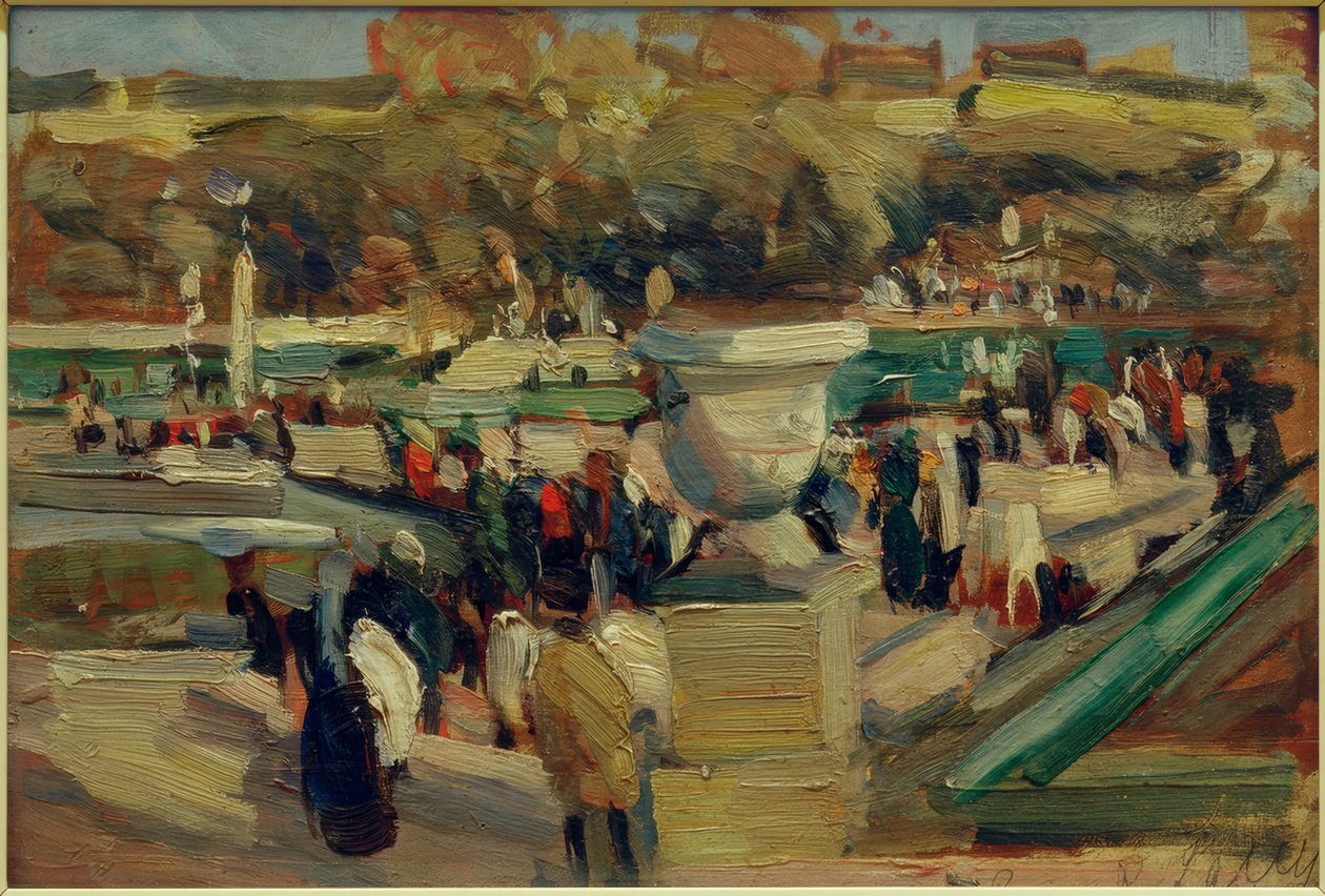 Passeio no parque (Jardin du Luxembourg), Paris de Rudolf Levy