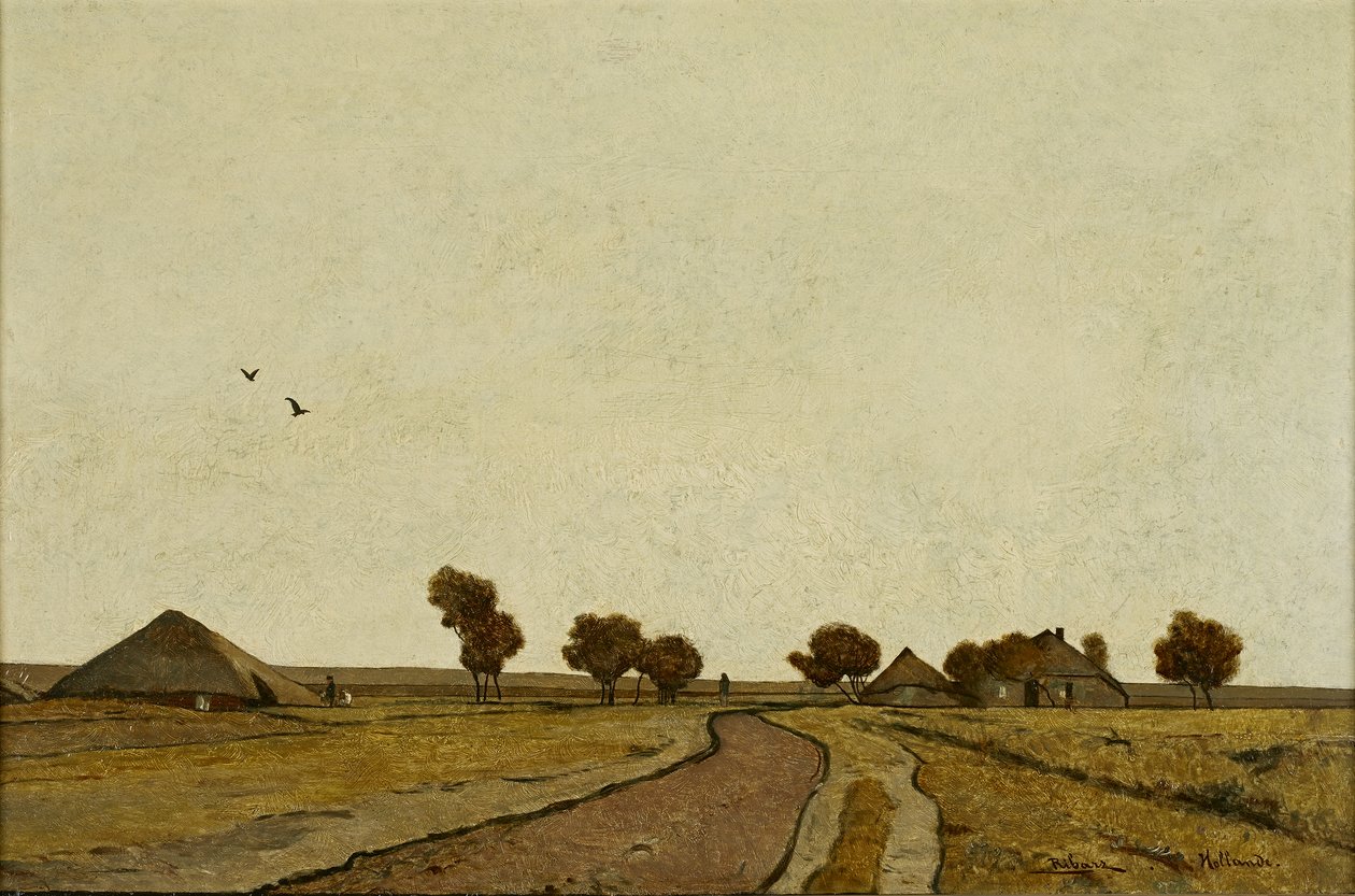 Paisagem holandesa com roças de Rudolf Ribarz