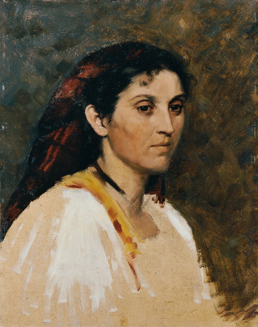 Cabeça de uma mulher romana de Rudolf Schick